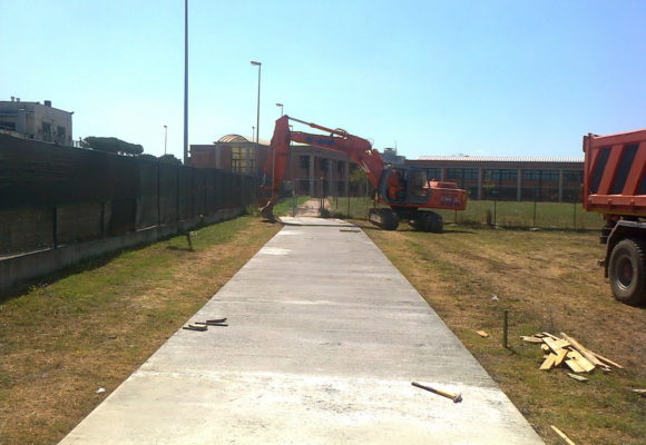 Realizzazione Viale in Calcestruzzo