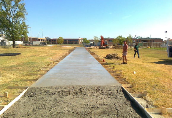 Realizzazione Viale in Calcestruzzo