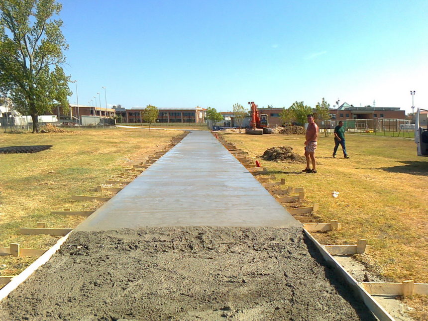 Realizzazione Viale in Calcestruzzo
